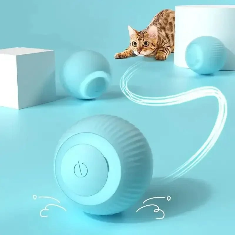 Elektrisch USB Aufladbare 360° Selbstrotierende Katzenminze Kugel