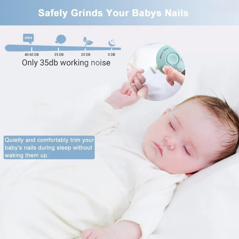 elektrischer Nageltrimmer für Babys und ebenfalls für Erwachsene geeignet