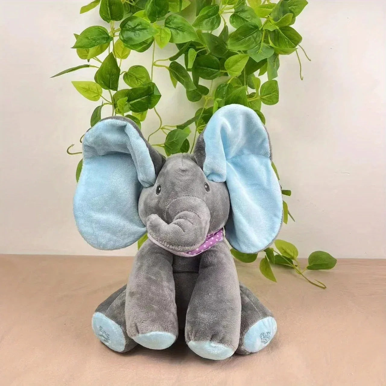 Versteckspiel Elefant Plüschtier Baby Versteckspiel Spielzeug Singen Interaktives Musikspielzeug