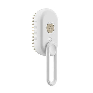3 in 1 faltbare selbstreinigende Pflegehaarbürste mit Wasserspray / Dampfbürste für Haustiere
