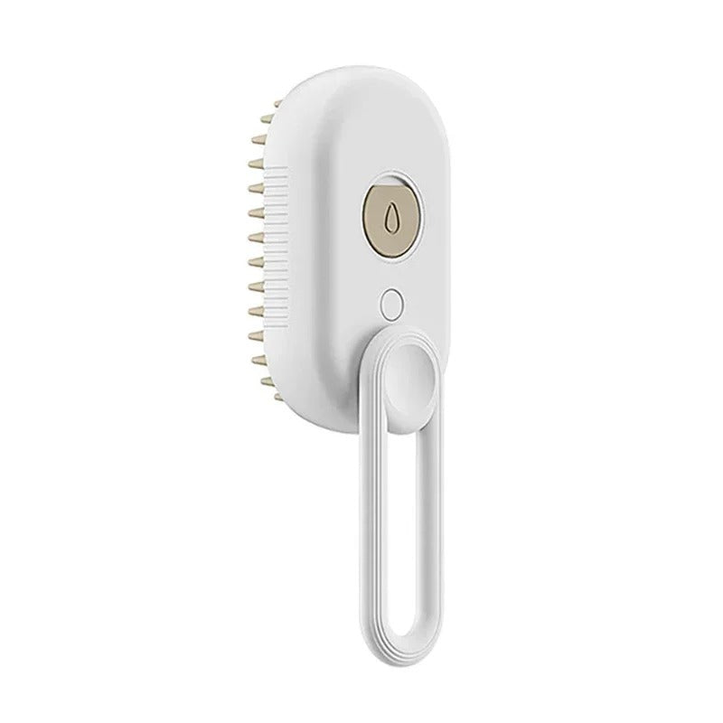 3 in 1 faltbare selbstreinigende Pflegehaarbürste mit Wasserspray / Dampfbürste für Haustiere