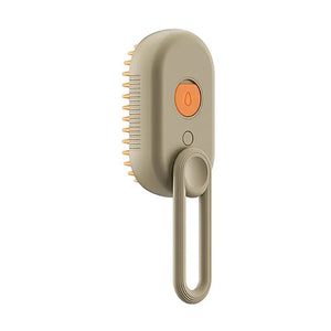 3 in 1 faltbare selbstreinigende Pflegehaarbürste mit Wasserspray / Dampfbürste für Haustiere