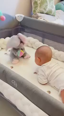 Versteckspiel Elefant Plüschtier Baby Versteckspiel Spielzeug Singen Interaktives Musikspielzeug