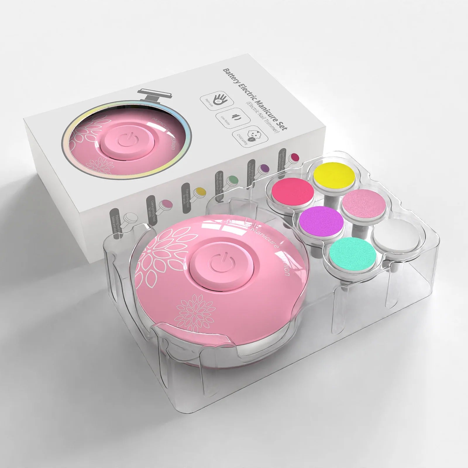 elektrischer Nageltrimmer für Babys und ebenfalls für Erwachsene geeignet